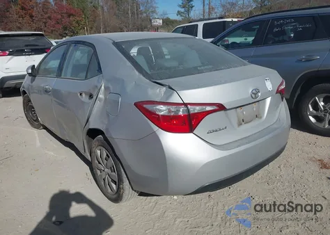 2016 Toyota Corolla Le from USA, damaged, VIN 2T1BURHE0GC589309